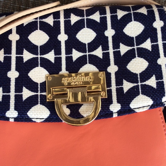 ❌SOLD❌ Spartina Linen and Leather Crossbody Bag - Picture 4 of 11